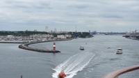 Blick auf Warnemünde