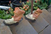 ...Sicherheitsstiefel der Korbschlitten-Lenker