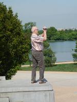 Filmende Statuen