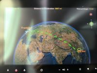 Der Flug wird ein weiter sein