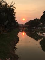Abendstimmung am Mekong