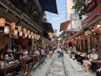 Eisenbahnschienen Hanoi