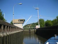 Freigane Schleusenausfahrt