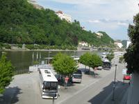 Schiffsanleger mit Feste Oberhaus