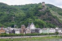 Kaub mit Denkmal Blüchers