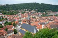 Blick von der Burg auf Wertheim