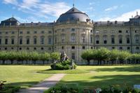 Rückseite des Schlosses, Würzburg