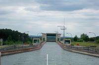 Schleuse auf dem Main-Donau-Kanal