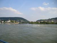die Nahe bei Bingen mündet in den Rhein