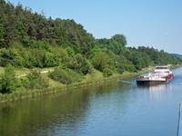 Begegnung auf dem Main-Donau-Kanal