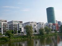 Neues Wohnviertel am Westhafen, Frankfurt/Main