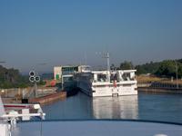 Nur noch ein Kreuzfahrer vor uns.