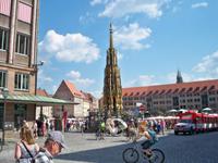 Schöner Brunnen am Hauptplatz, Nürnberg