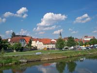 Fahrt auf dem Main, Haßfurt