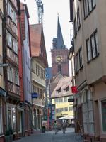 Blick zur Stiftskirche, Wertheim