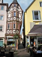Schmale Gassen, schönes Fachwerk überall, Wertheim