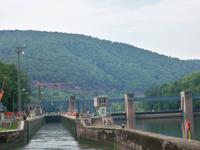 Eine von 35 Schleusen auf dem Main