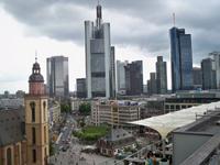 Über den Dächern von Frankfurt/Main