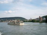 Bingen mit Mäuseturm (eingerüstet)