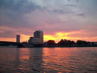 Bonn im Sonnenuntergang