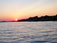 Romantischer Sonnenuntergang