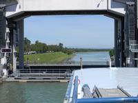 Schleuße nach dem Heben