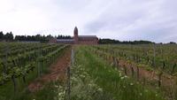 Blick zum Kloster der Hildegard