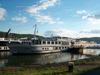 Unser Schiff in Rüdesheim