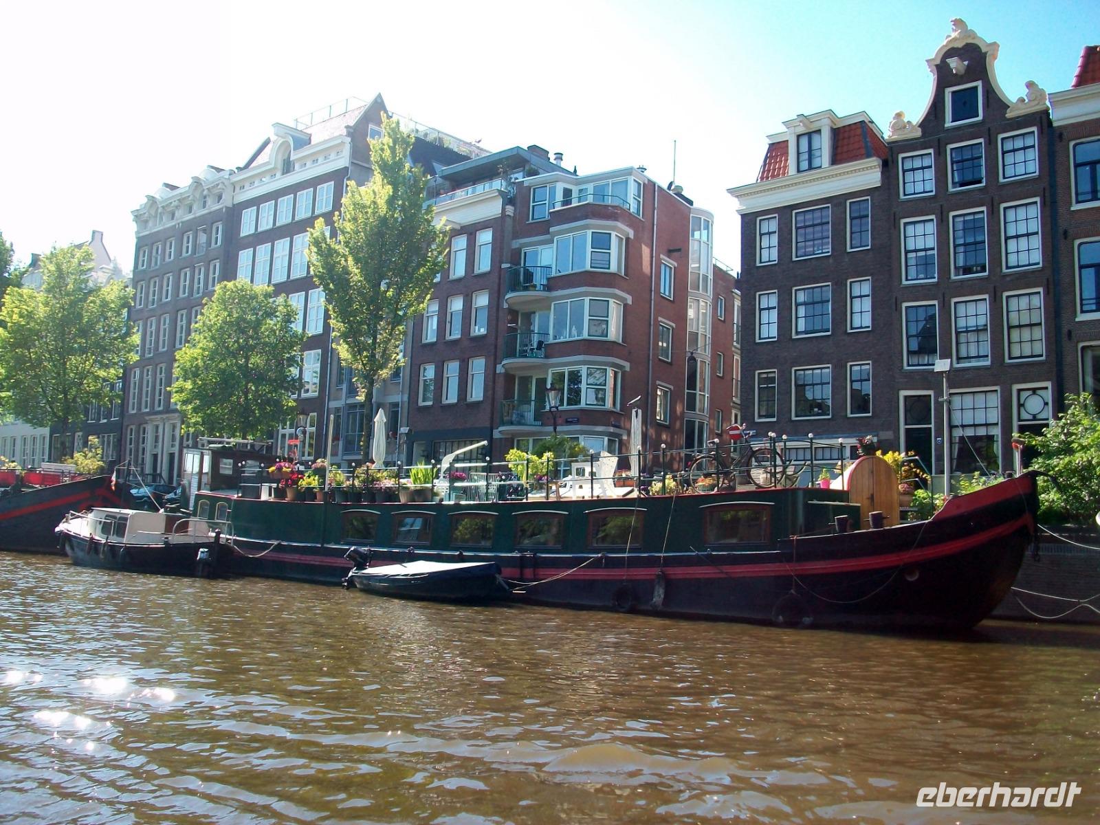 Grachtenfahrt in Amsterdam