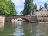 Bootsfahrt auf der Ill