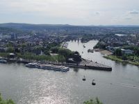 Mosel und Rhein am Dt. Eck