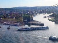 Mosel und Rhein am Dt. Eck