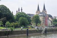 Anlegen am Moselufer, Koblenz
