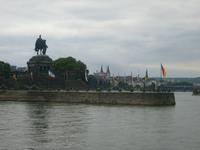 das Deutsche Eck - die Mosel mündet in den Rhein