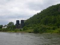 Brückenpfeiler der im Krieg zerstörten Brücke von Remagen