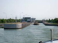 An einer Schleuse