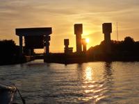 Abendstimmung an der Schleuse