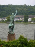 1848 - Görres winkt auf die andere Seite des Rhein