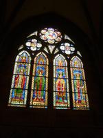 alte Bleiglasfenster