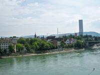 Blick von der Pfalz nach Kleinbasel