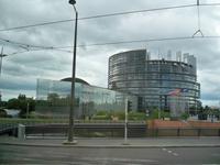 Stadtrundfahrt in Straßburg, Europaparlament