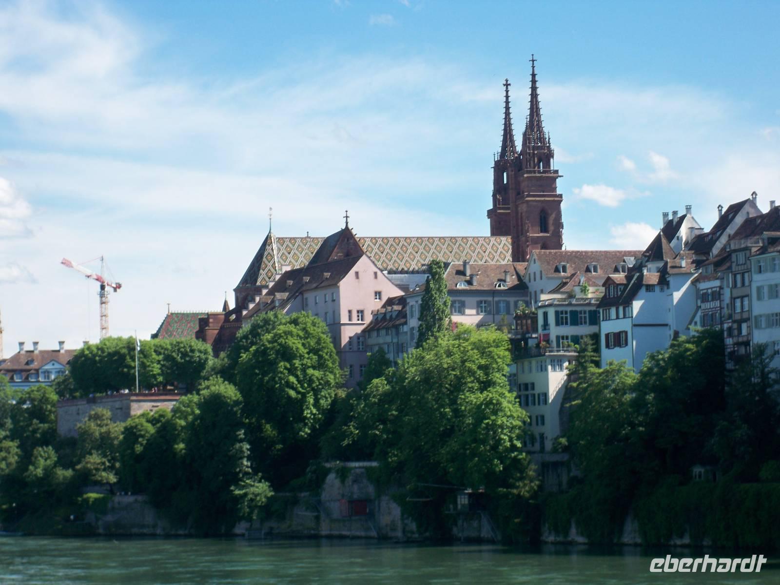 Blick zum Münster, Basel