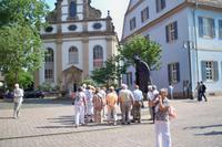 Pilger in Speyer
