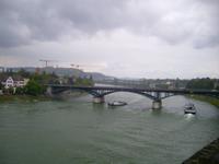 leider ein trüber Blick auf Basel - es hat geregnet