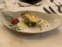 MS Aurora Abendessen - warme Vorspeise