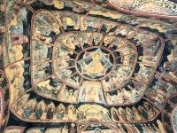 Beeindruckende Decke im alten Teil des Klosters von Sinaia