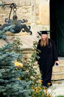 Orthodoxer Mönch im Kloster Neamt