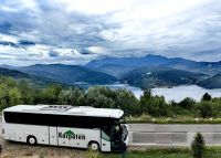 Unser Bus am Bicaz Stausee
