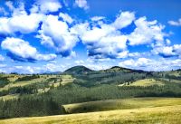 Karpatenlandschaft im Norden Rumäniens