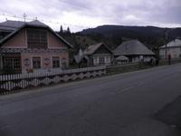 Dorfstraße in der Moldau